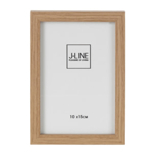 J-Line cadre photo Basic - bois - naturel - extra small - 4 pièces