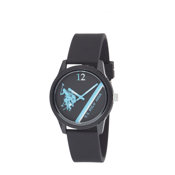 Orologio U.S. Polo Assn. In silicone nero