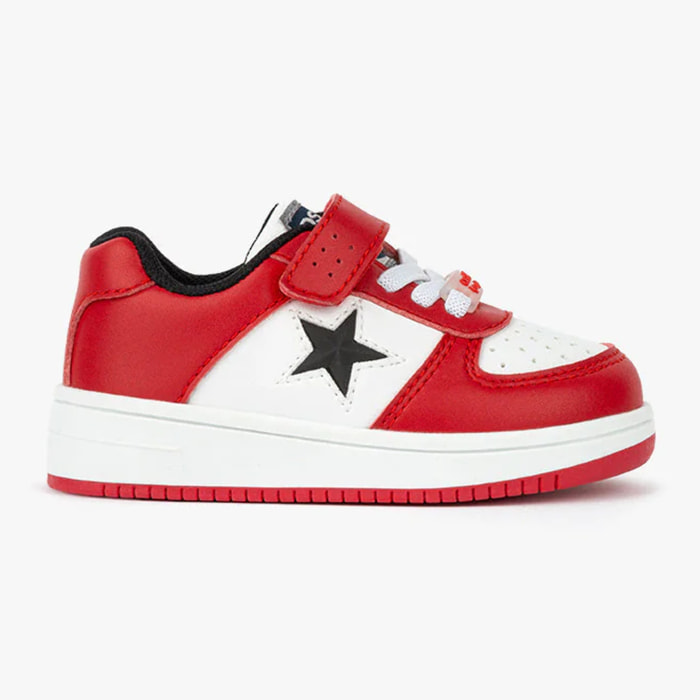 Zapatillas de Bebés Con Luces en Rojo