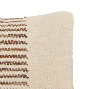 Coussin Striscia ivoire 50x30cm
