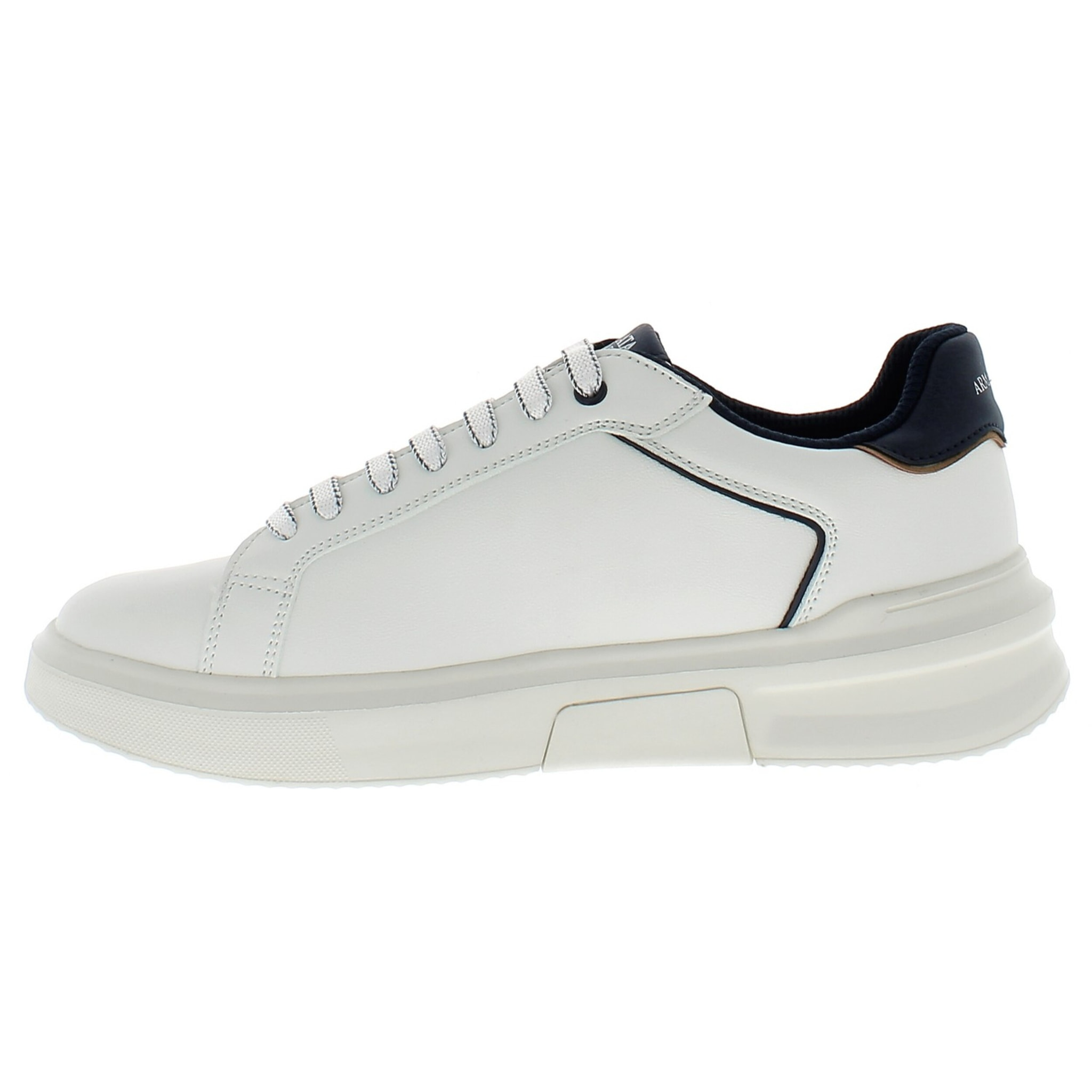 Armata di Mare Scarpe Uomo Court Sneakers Stringate con Soletta Rimovibile in Memory Foam AMU 2D809 Off White
