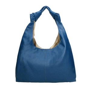 Borsa a spalla da donna Made in Italy - Modello Iduna Lux - 100% pelle - 41.0 x 28.0 x 3.0 cm