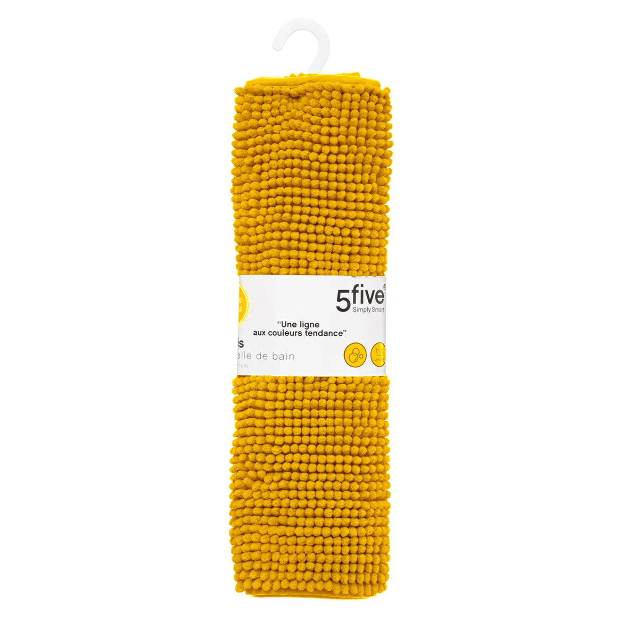 Tapis de bain 50x80cm "Colorama" jaune