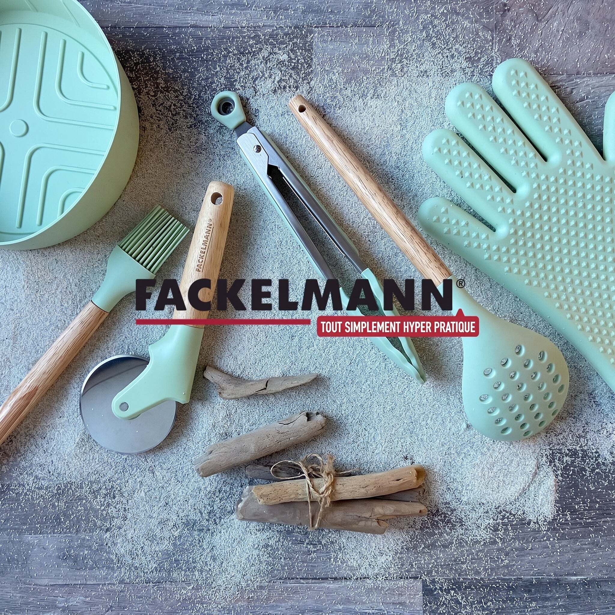 Lot de 3 râpes à légume manuel Fackelmann OCEAN