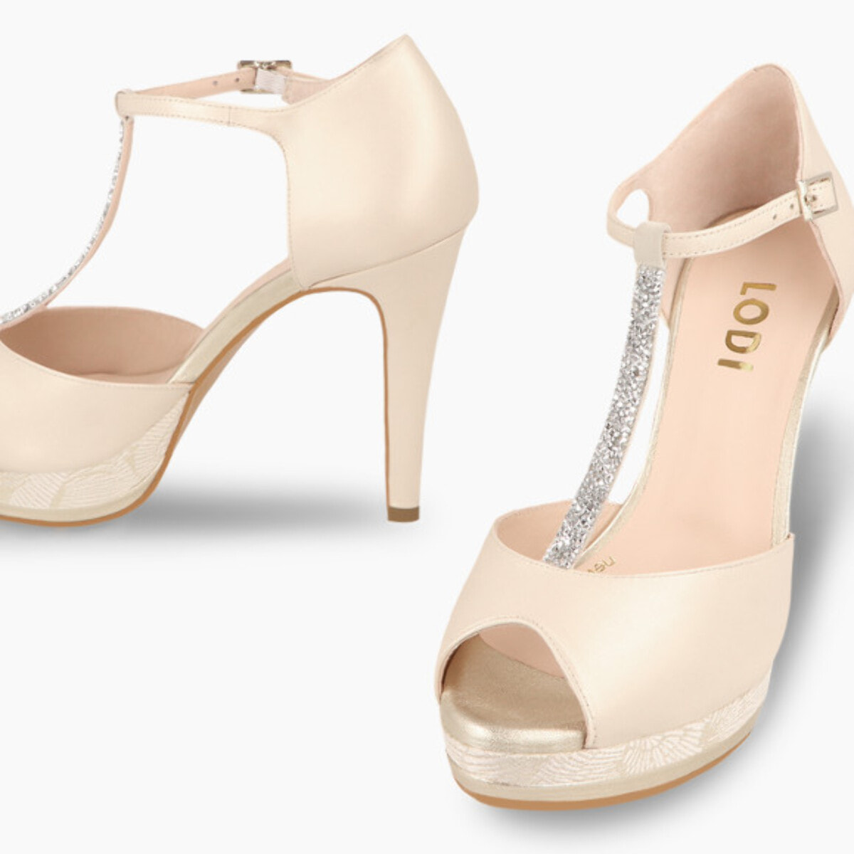 SANDALIAS DE NOVIA DORADAS PAULI