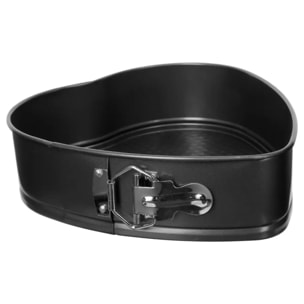 Moule coeur démontable métal 24cm