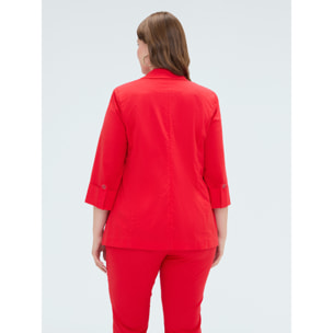 Fiorella Rubino - Blazer con spille - Rosso