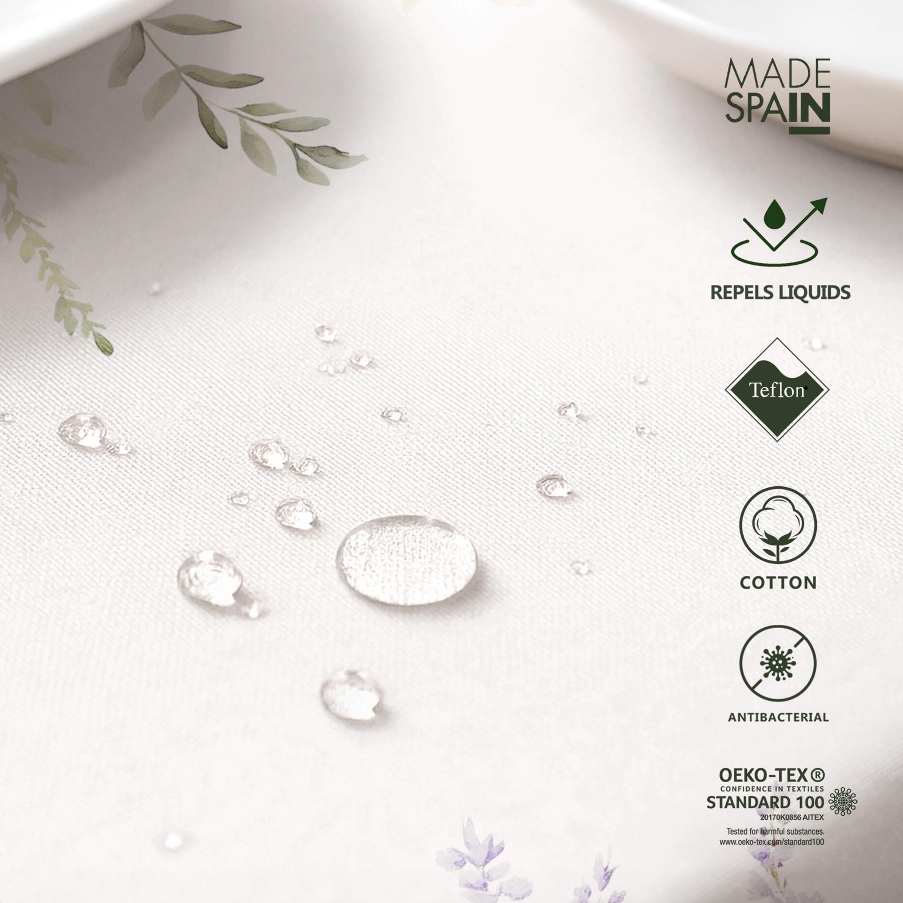 Nappe imprimée anti-tâches BRIANA MULTICOLORE