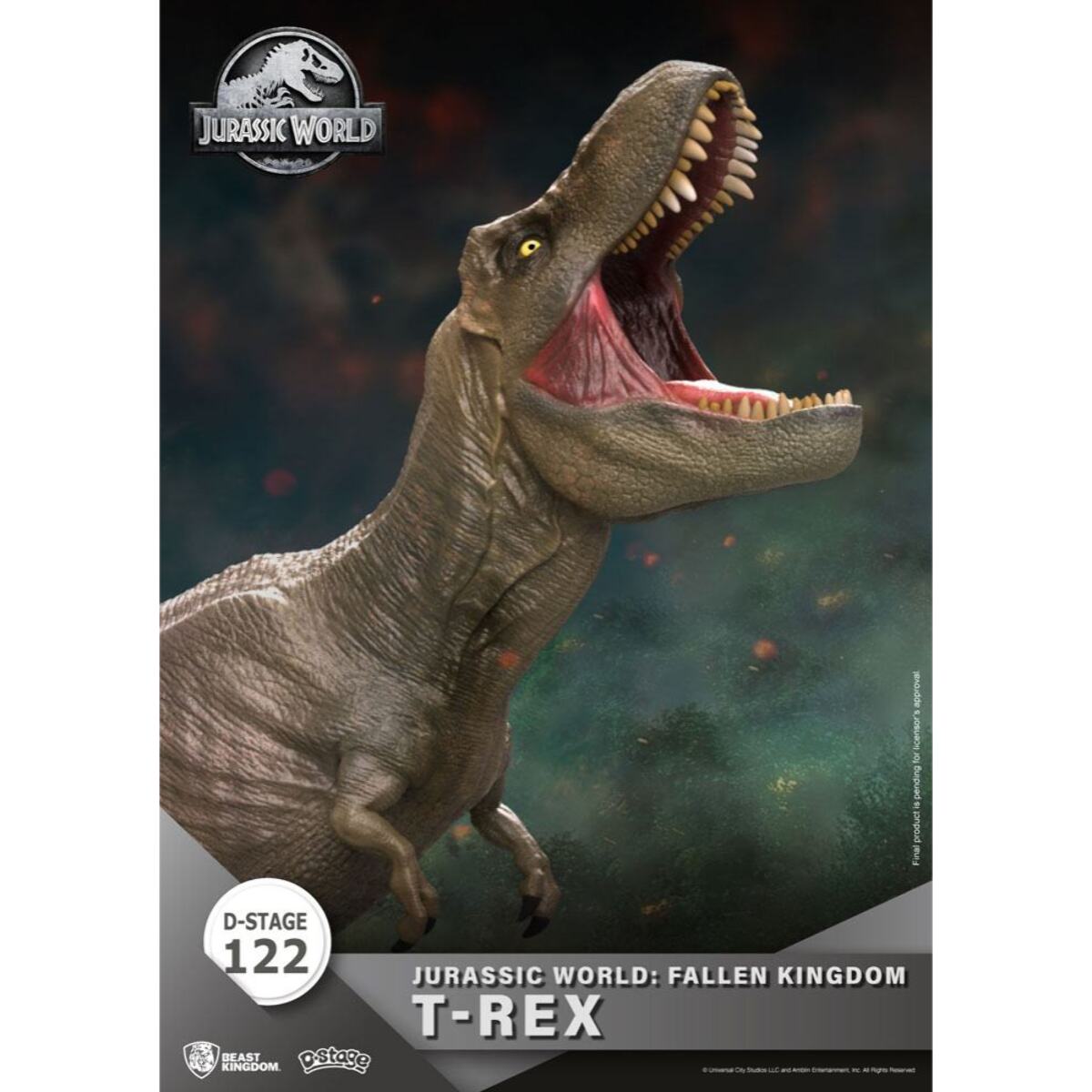 Jurassic World: Fallen Kingdom D-Stage PVC Diorama T-Rex 13 Cm Beast Kingdom Toys