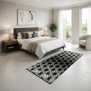 Tapis salon et chambre tissé motif géométrique JESI