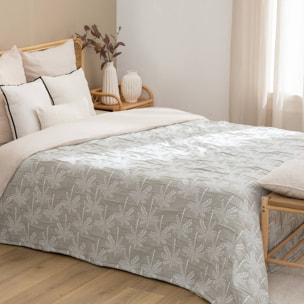 Dessus de lit Nuvia vert céladon 260x240cm