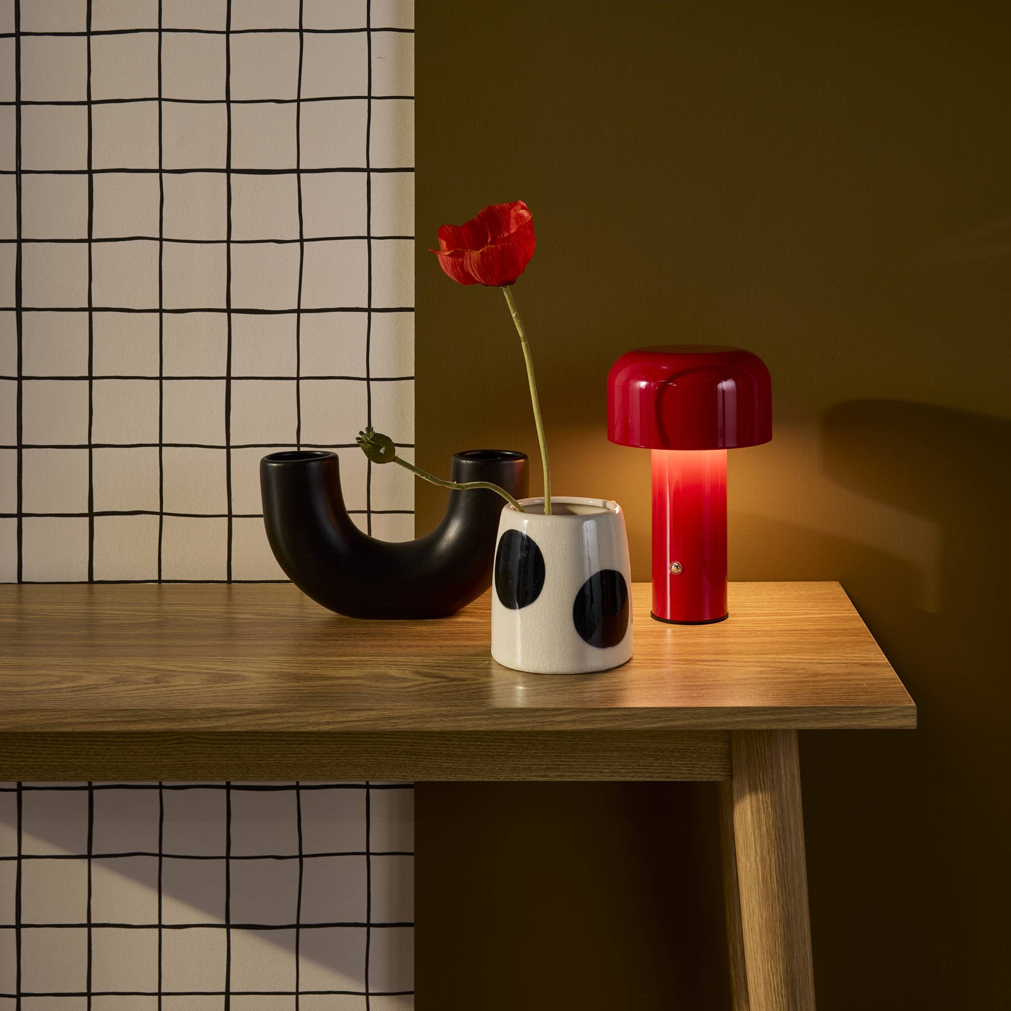 Lampe de table intérieur LED métal Ø13cm VICTOR