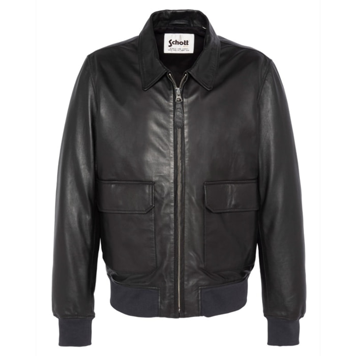 LCPILOTLAMB2PILOT JACKETSchott NYC P/EBLACK