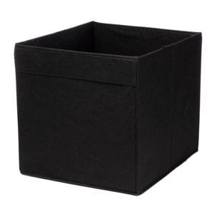 Caja de almacenamiento plegable con base convertible en tapa. 34x38x34 cm.