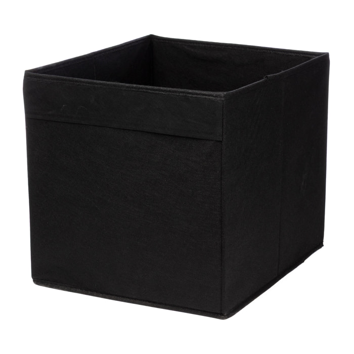 Caja de almacenamiento plegable con base convertible en tapa. 34x38x34 cm.