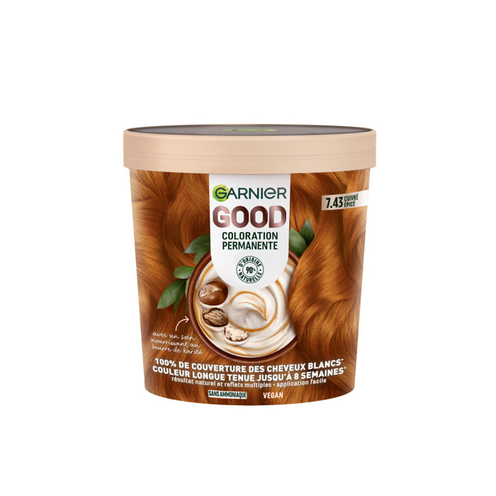 Garnier Good Coloration 7.43 Cuivré Épicé 120 g