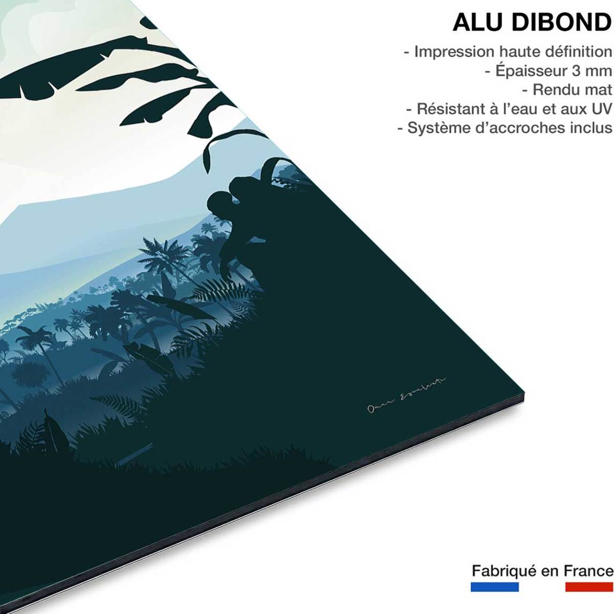 Tableau Voyage en Honduras Tableau alu Dibond