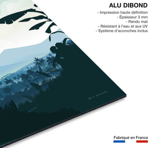 Tableau Voyage en Honduras Tableau alu Dibond