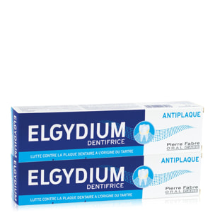 Elgydium - Duo Dentifrice Anti-Plaque 2 X 75 ml