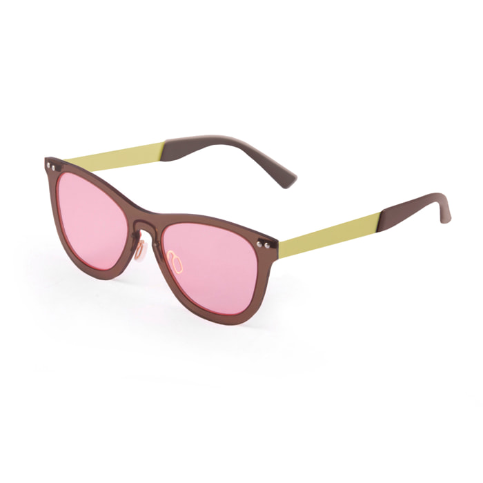 Gafas de sol OCEAN FLORENCIA - Trans / Rosa con montura marrón transparente y patilla negra
