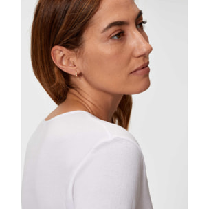 Camiseta térmica de mujer de manga corta 100% algodón