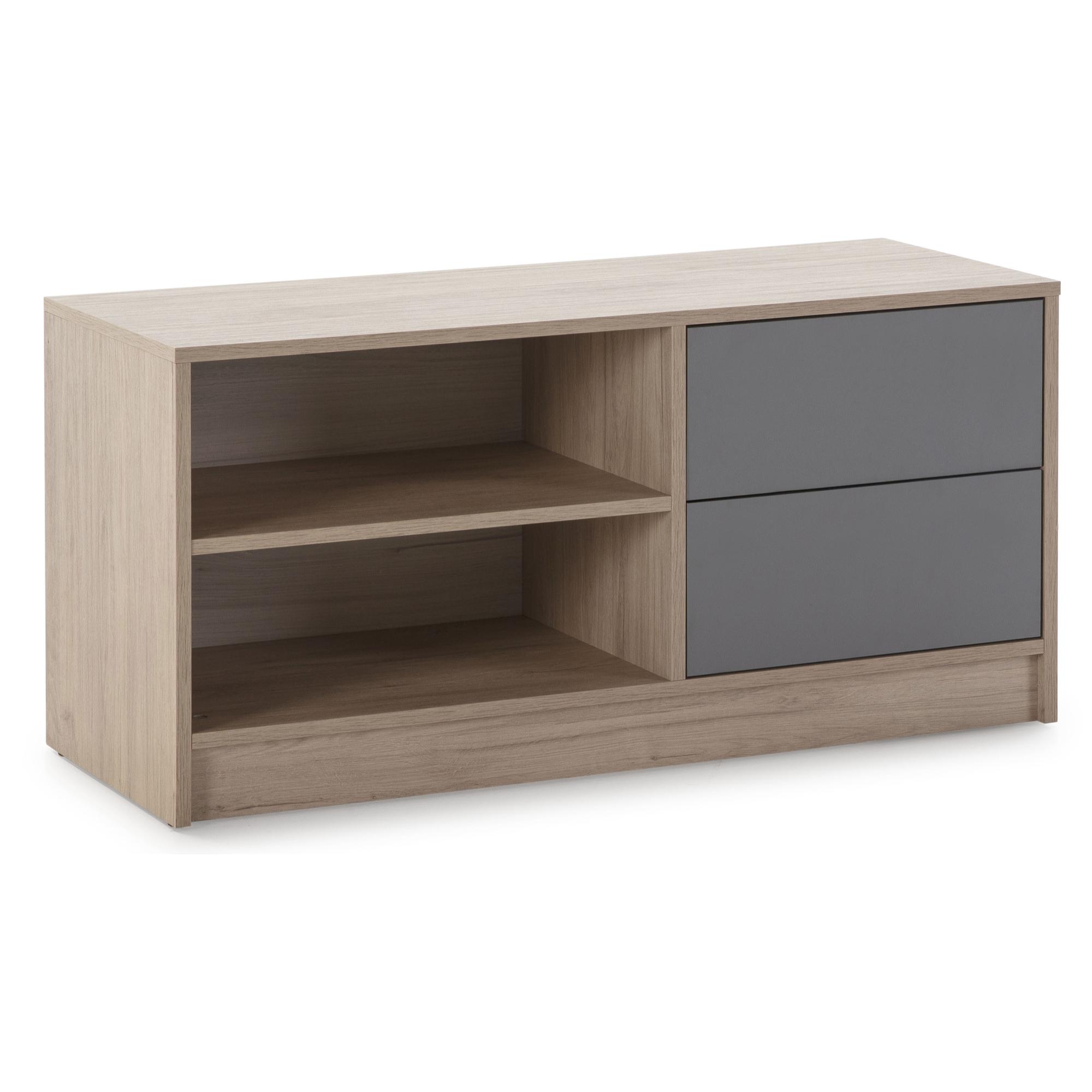 Mueble tv panama 100 cm 2c2h sahara/gris