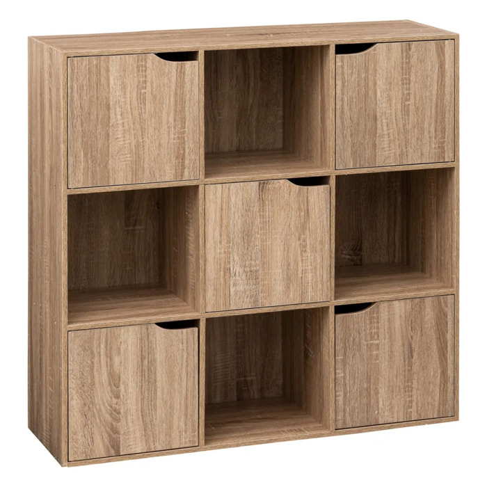 Etagère "Mix  N Modul" 9 cases naturel