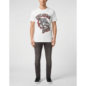 PHILIPP PLEIN Camiseta de cuello redondo y manga corta