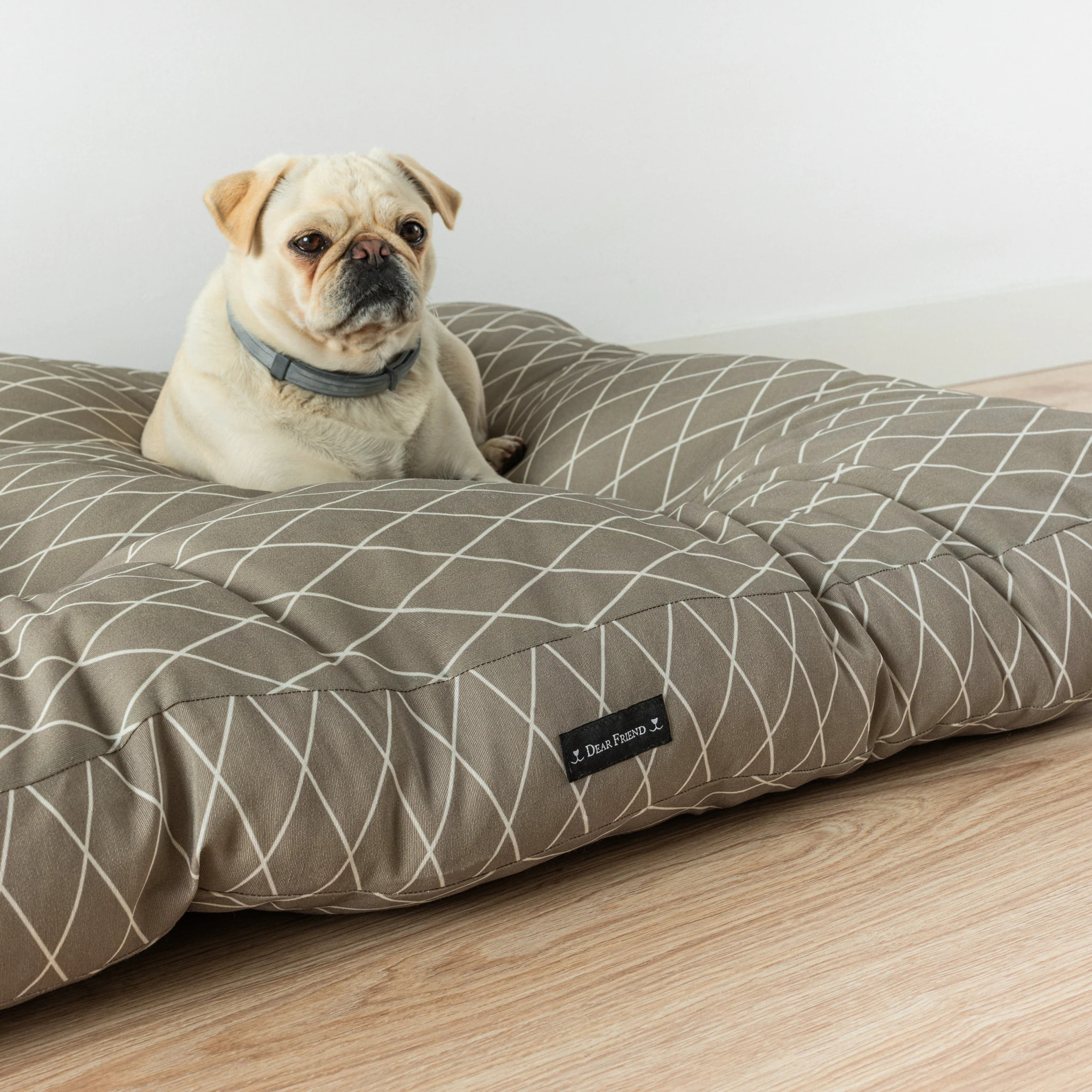 Lit épais et rembourré pour chiens et chats, 100 % coton anti-taches, pour animaux 0120-294