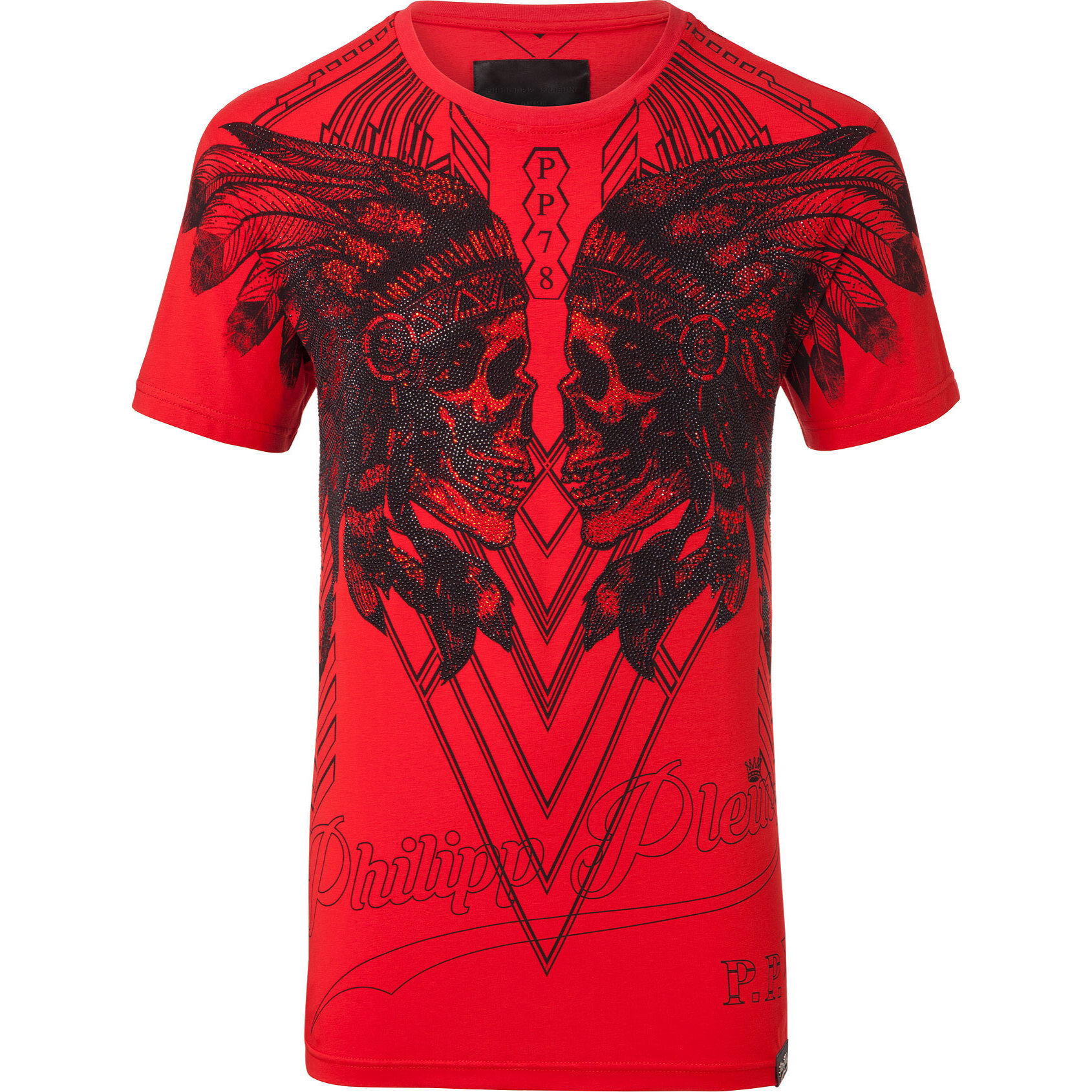 PHILIPP PLEIN T-shirt Round Neck SS "Dramatic"