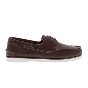 Armata di Mare Scarpe Uomo Mocassini da Barca in Vera Pelle Comfort AMU SS23F390 Burgundy