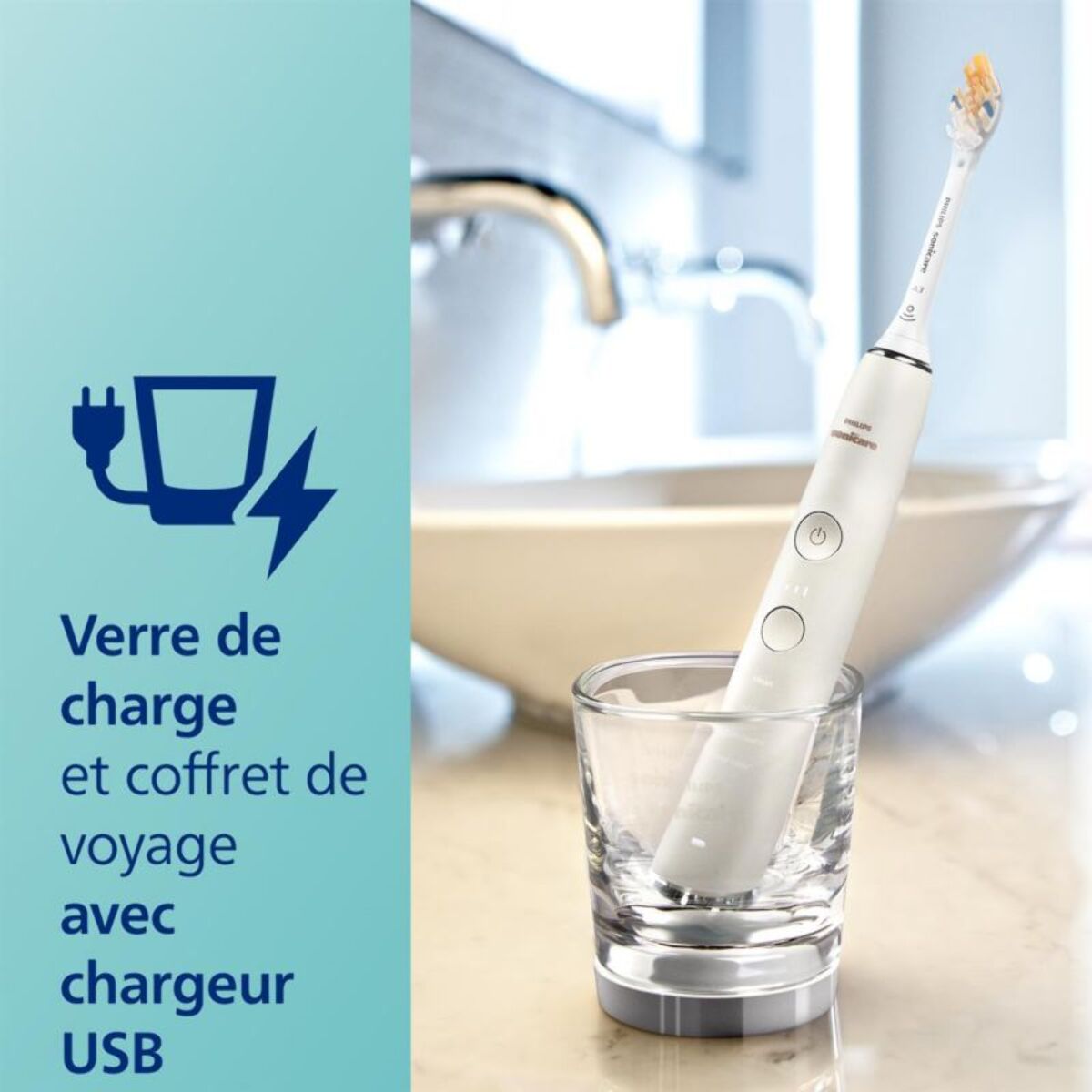 Brosse à dents électrique PHILIPS Sonicare Diamondclean Smart 9400 HX9917/88
