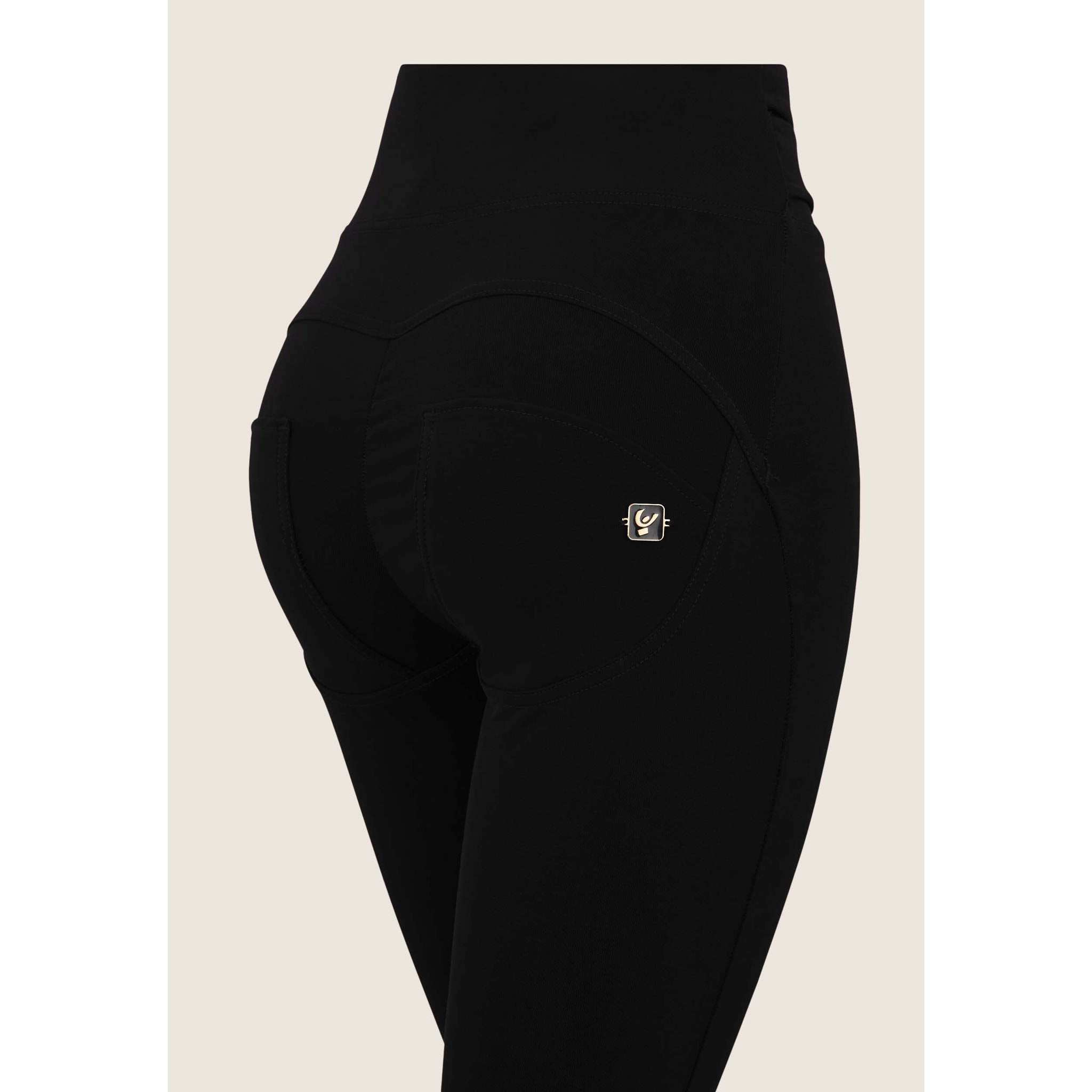 Pantaloni WR.UP® superskinny 7/8 vita alta con decori oro