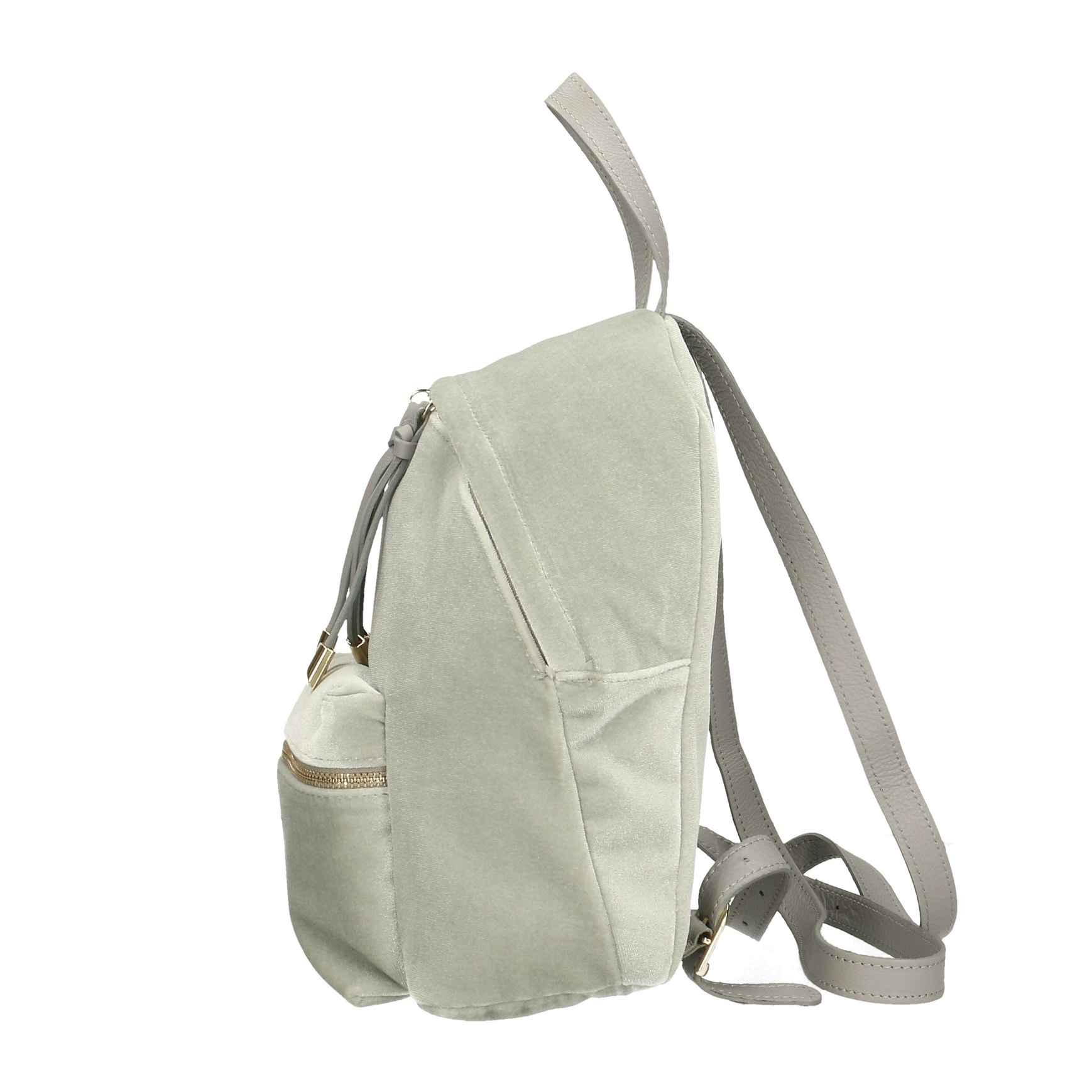 Zaino da donna in velluto - Modello Belluno - 22.0 x 29.0 x 15.0 cm
