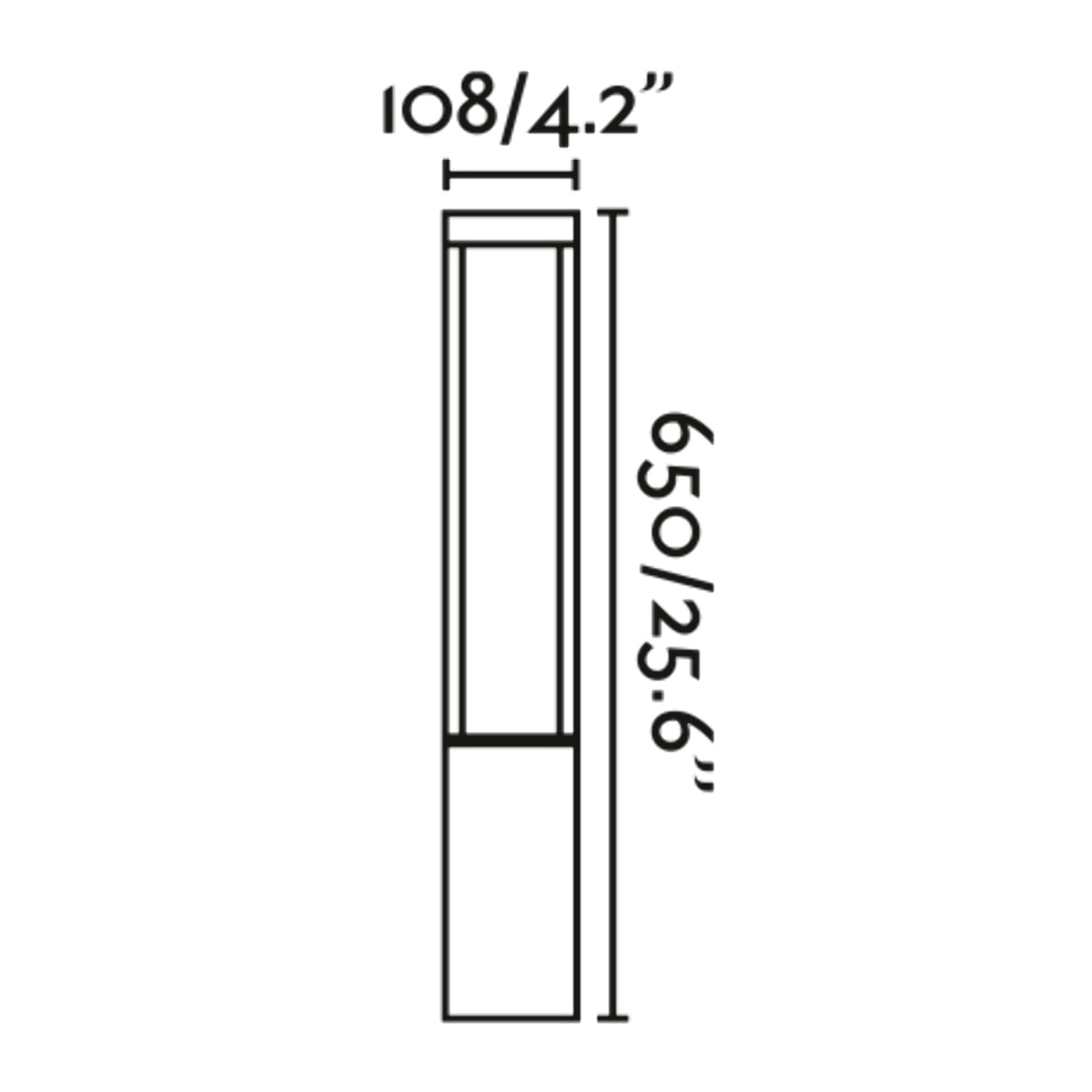 AGRA 650 Lampada paletti grigio scuro