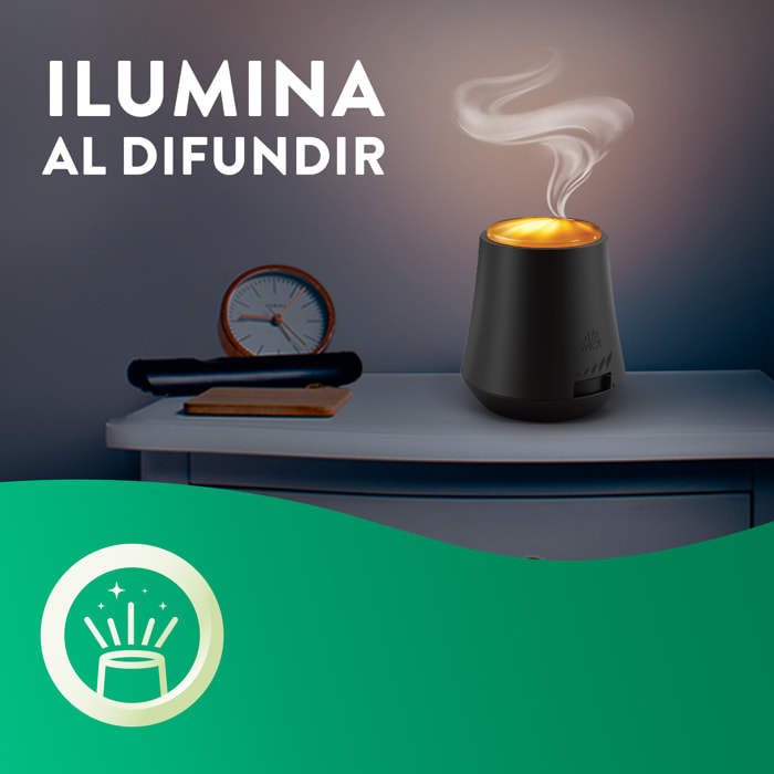 Air Wick Essential Mist - Ambientador difusor aceites esenciales para casa con aroma a Flor de Cerezo y Frambuesa - Recambio