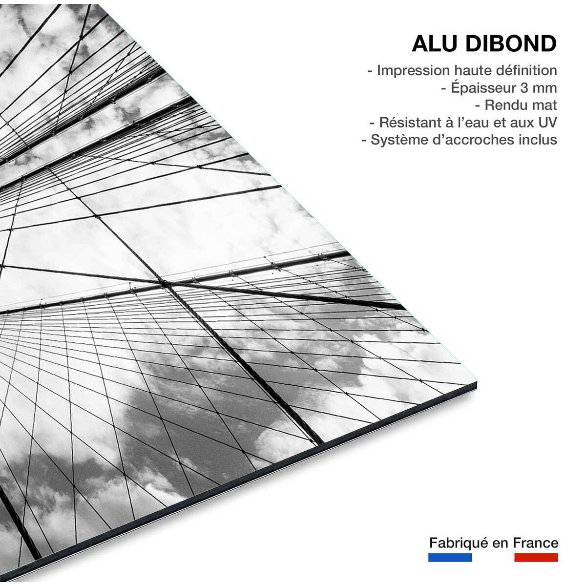 Tableau deco Brooklyn Bridge details Tableau alu Dibond
