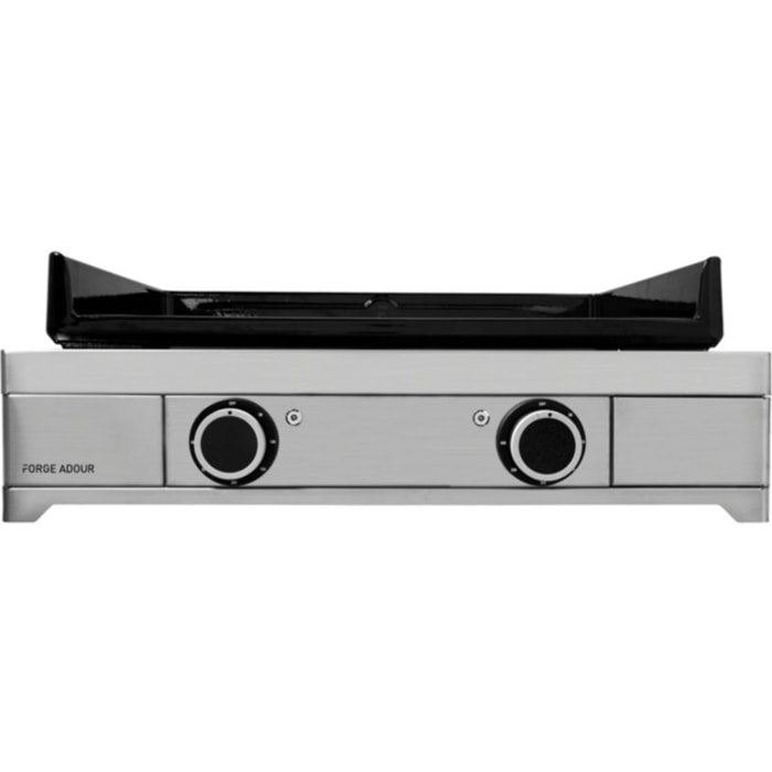 Plancha électrique FORGE ADOUR Modern E60 I Inox 2 brûleurs à poser, 60x42 cm