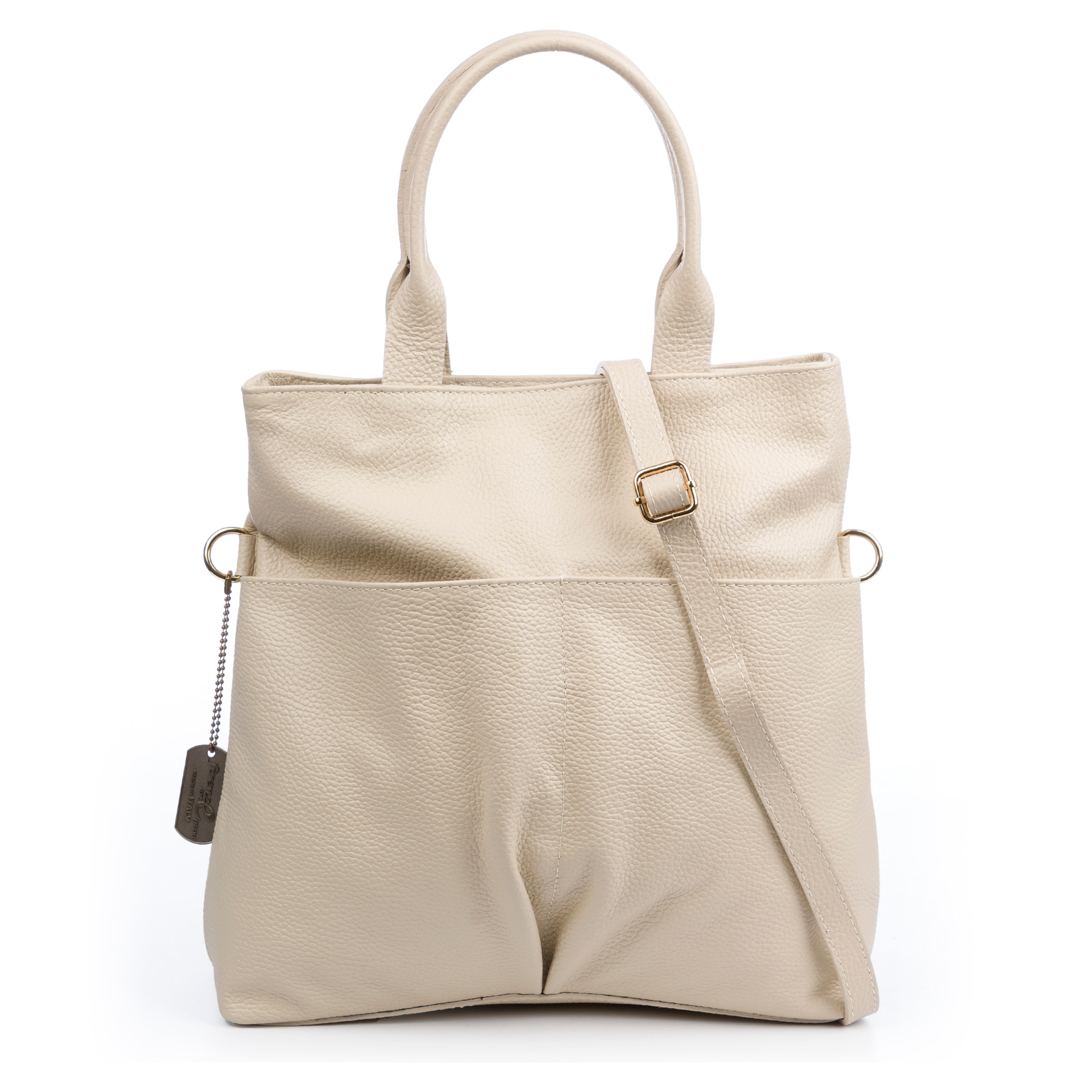 Bedizzole Borsa a spalla Donna. Pelle autentica Dollaro.