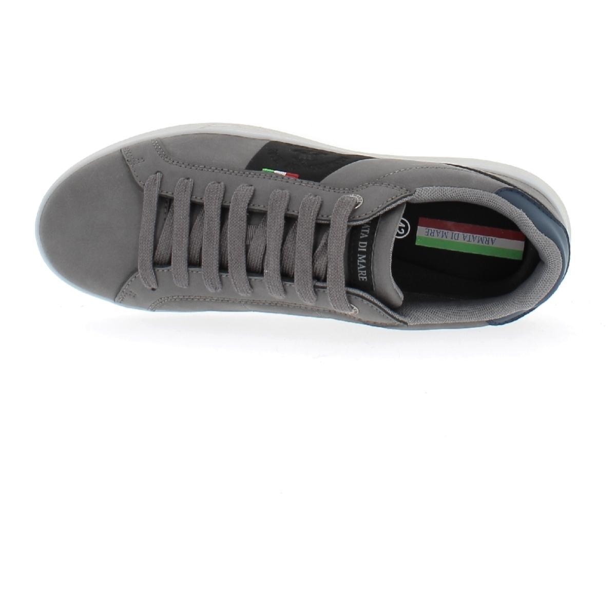 Armata di Mare Scarpe Uomo Sneakers Casual Stringate Basse con Soletta Rimovibile in Memory Foam AMU W23D440 Grey