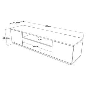 ROAT Meuble TV bois 180cm