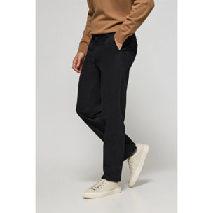 Pantalón chino Vanya negro con bordado Polo Club