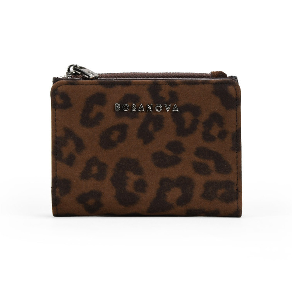Billetero pequeño estampado leopardo