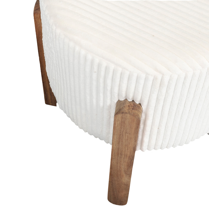 Tabouret Cotele Scott Beige - Lot De 2