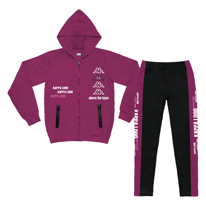 Tuta Ragazza KAPPA Cotone Mezza Stagione 8 / 16 Anni Back To School