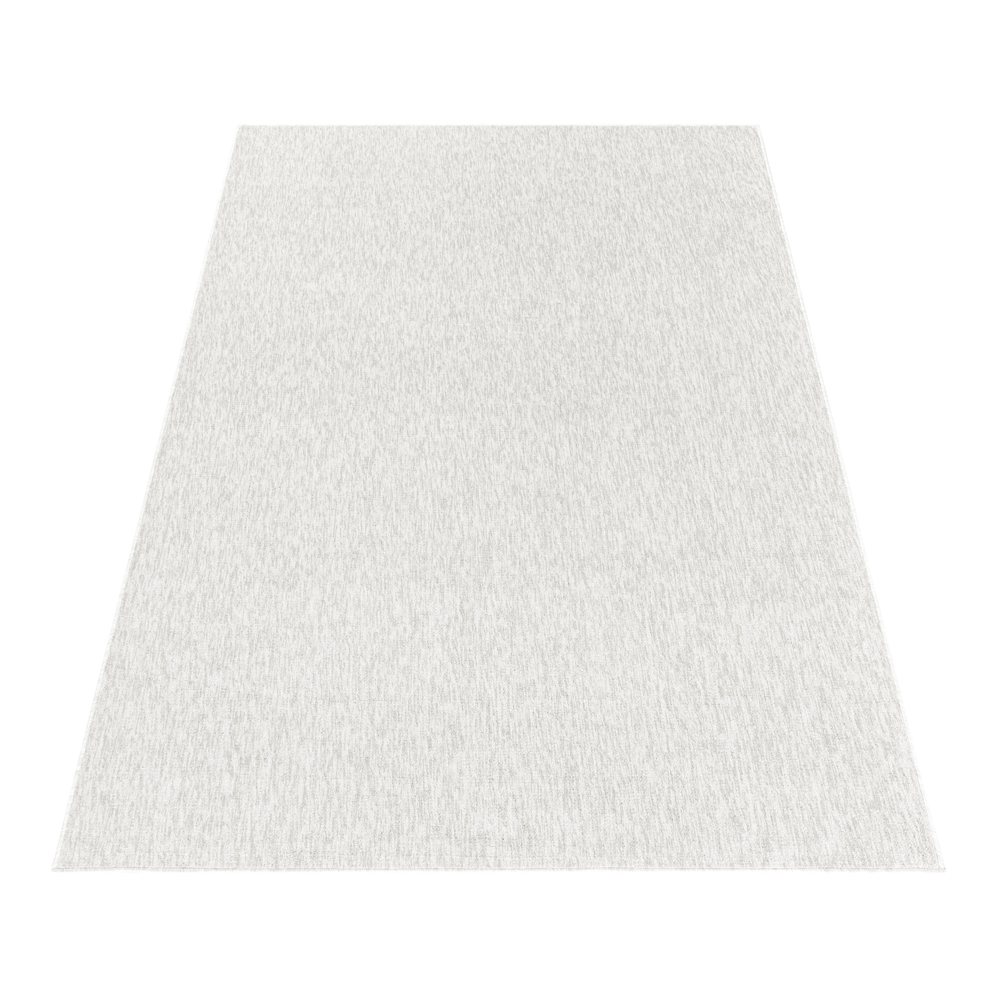 NADOR - Tapis rond de salon moderne Creme