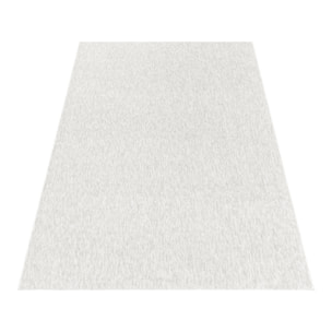 NADOR - Tapis rond de salon moderne Creme