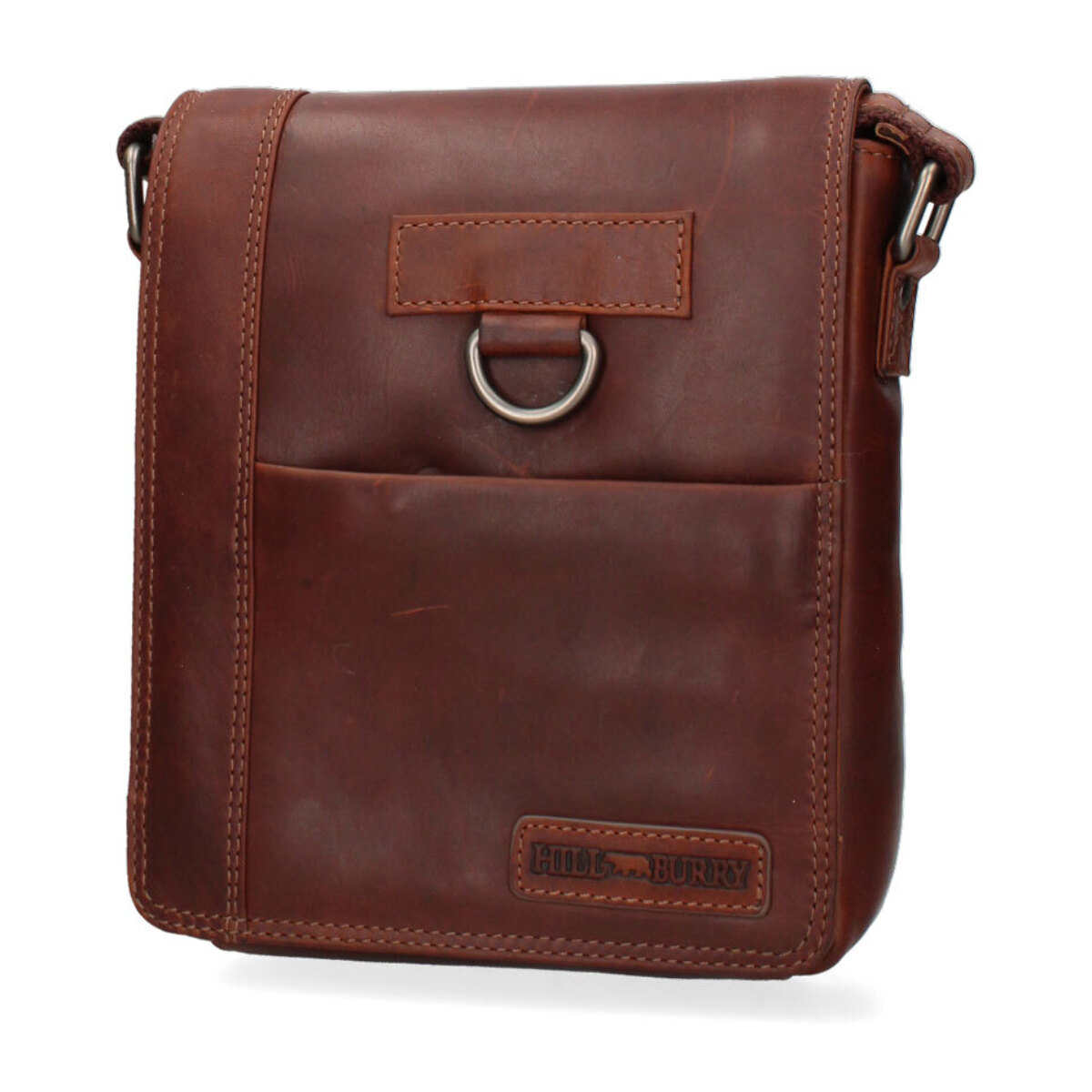 Borsa a tracolla  da uomo In Vera pelle Made in Italy 20x25x6 cm