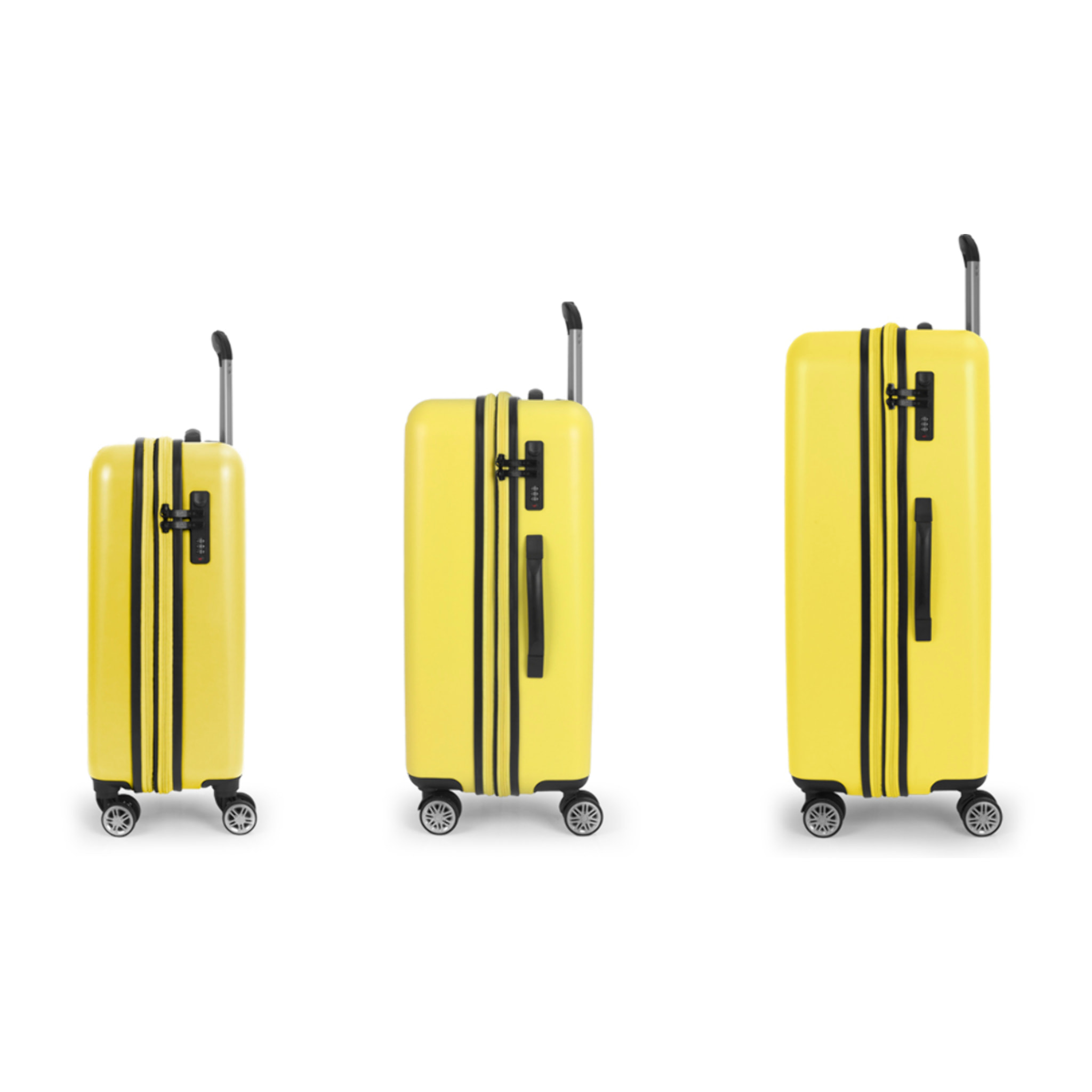 Juego de 3 maletas (cabina, mediana y grande) FUTURE PLUS