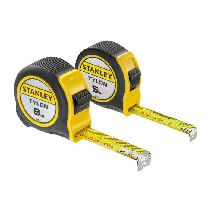 Lot de 2 mètres Tylon + 5 m et 8 m, gamme PRO STANLEY